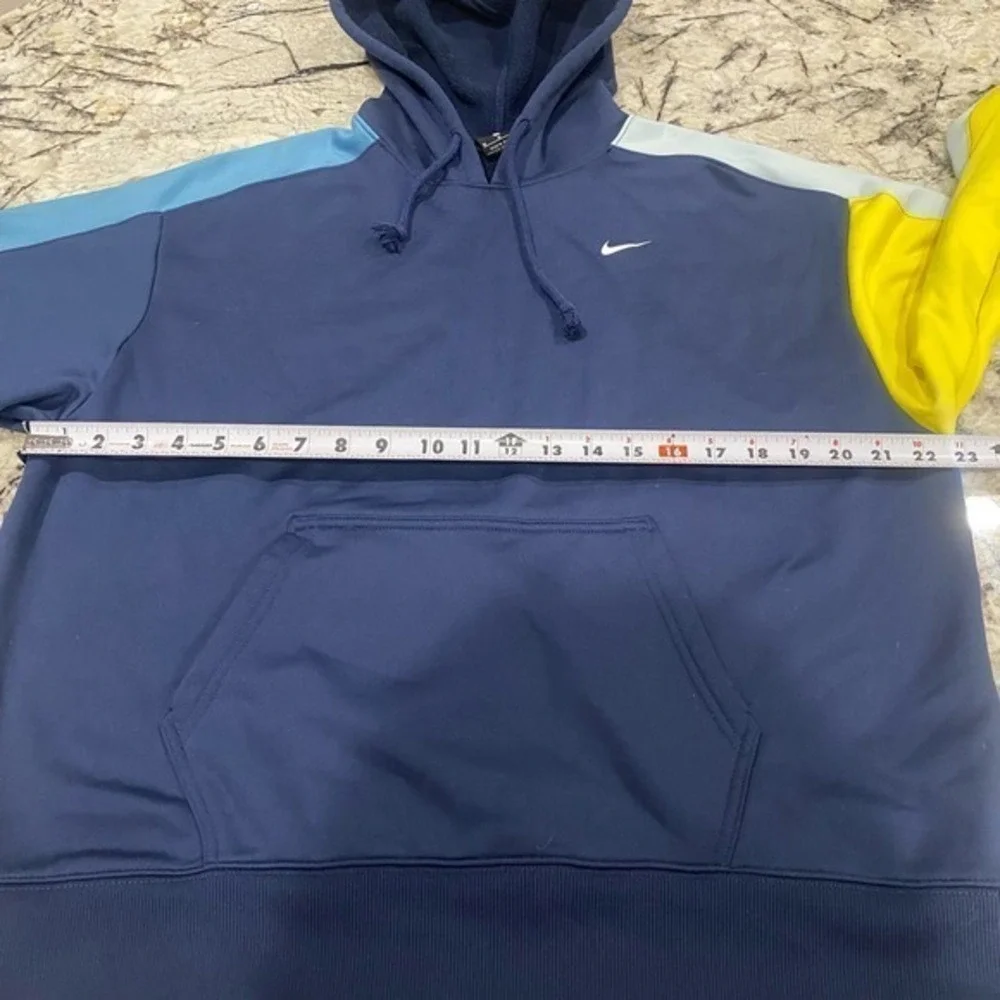 Nike Navy‎ Colorblock Hoodie- Size Medium